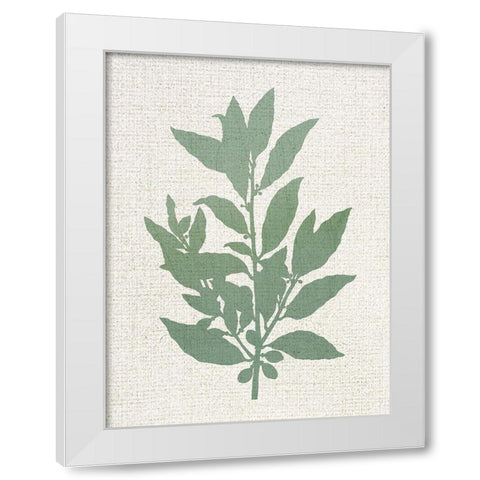Linen Branches 1 White Modern Wood Framed Art Print by Allen, Kimberly