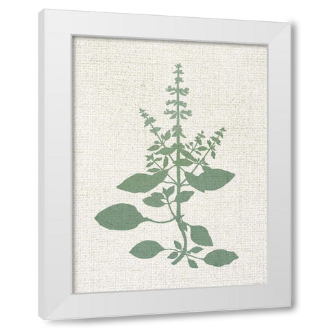 Linen Branches 3 White Modern Wood Framed Art Print by Allen, Kimberly