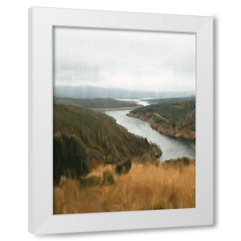 Crest White Modern Wood Framed Art Print by Allen, Kimberly