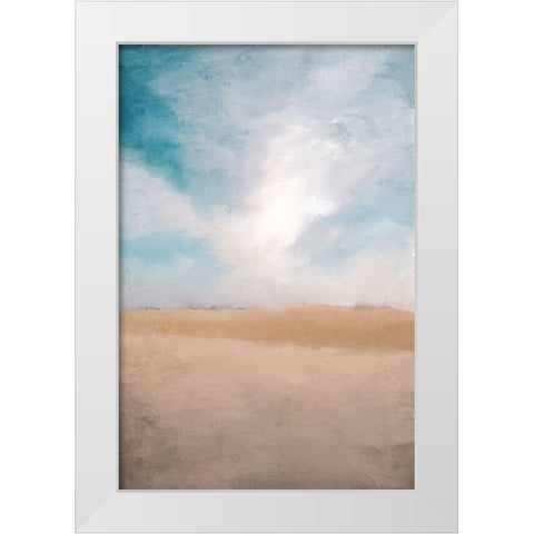 Desert Sands White Modern Wood Framed Art Print by Allen, Kimberly