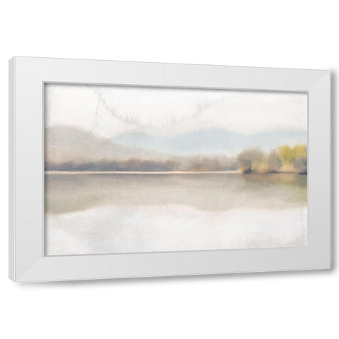 Serene Summer White Modern Wood Framed Art Print by Allen, Kimberly