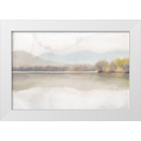 Serene Summer White Modern Wood Framed Art Print by Allen, Kimberly