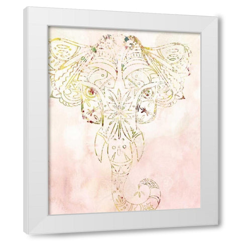 Mandala Wild 1 White Modern Wood Framed Art Print by Allen, Kimberly