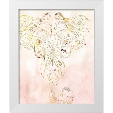 Mandala Wild 1 White Modern Wood Framed Art Print by Allen, Kimberly