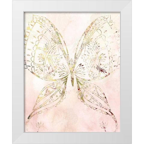 Mandala Wild 3 White Modern Wood Framed Art Print by Allen, Kimberly