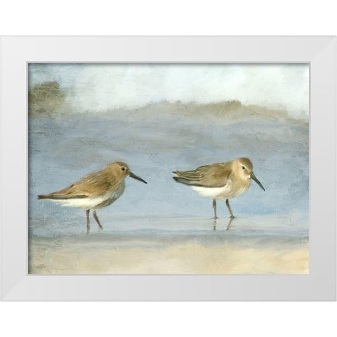 Little Two White Modern Wood Framed Art Print by Allen, Kimberly