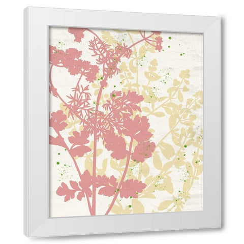 Spring Silhouette 1 White Modern Wood Framed Art Print by Allen, Kimberly