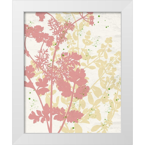 Spring Silhouette 1 White Modern Wood Framed Art Print by Allen, Kimberly