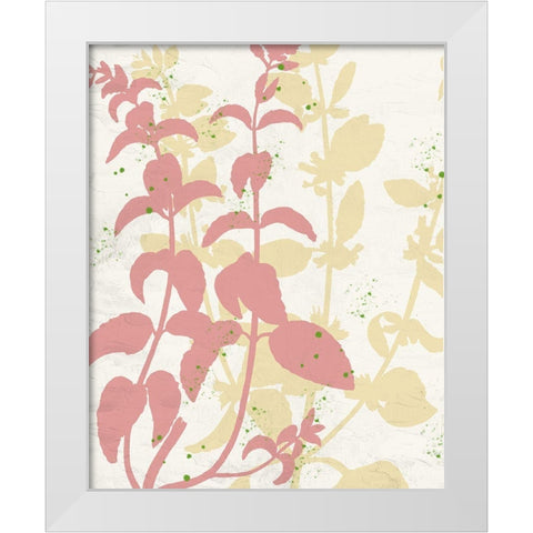 Spring Silhouette 2 White Modern Wood Framed Art Print by Allen, Kimberly