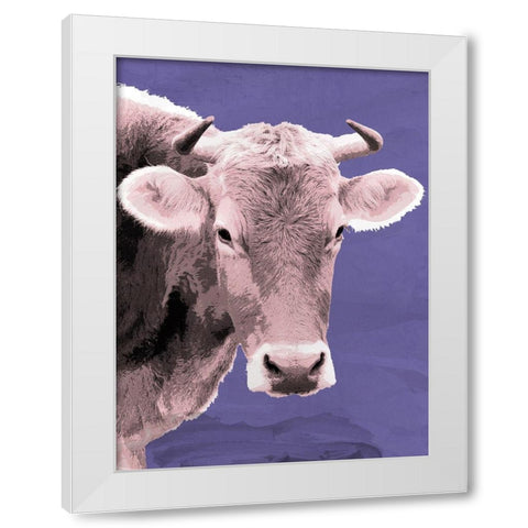 Bess White Modern Wood Framed Art Print by Allen, Kimberly