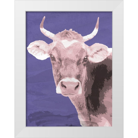 Brown Jersey White Modern Wood Framed Art Print by Allen, Kimberly
