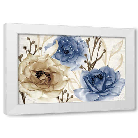 Blooming White Modern Wood Framed Art Print by Allen, Kimberly