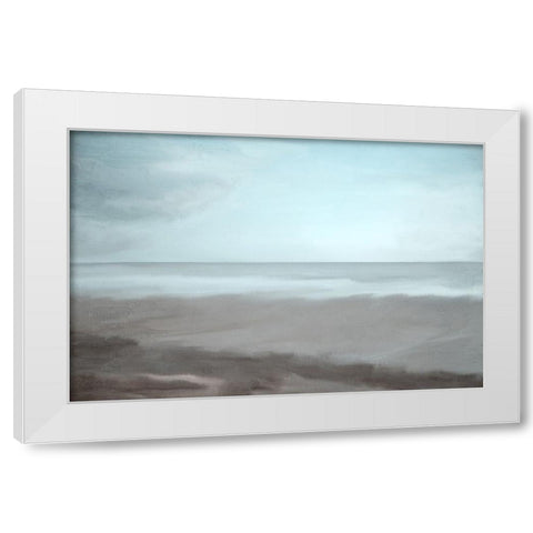 Tides Out White Modern Wood Framed Art Print by Allen, Kimberly