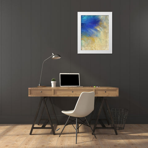 Burst of Color 1 White Modern Wood Framed Art Print by Allen, Kimberly