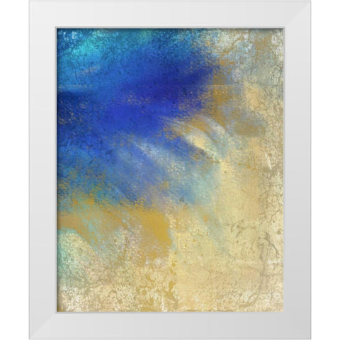 Burst of Color 1 White Modern Wood Framed Art Print by Allen, Kimberly