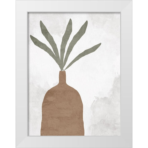 Vessel 1 White Modern Wood Framed Art Print by Allen, Kimberly