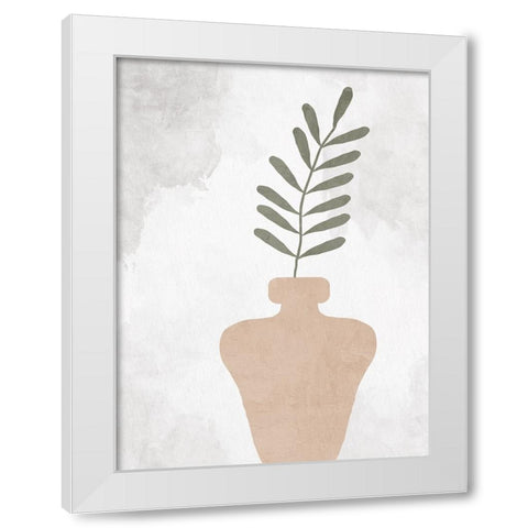 Vessel 2 White Modern Wood Framed Art Print by Allen, Kimberly
