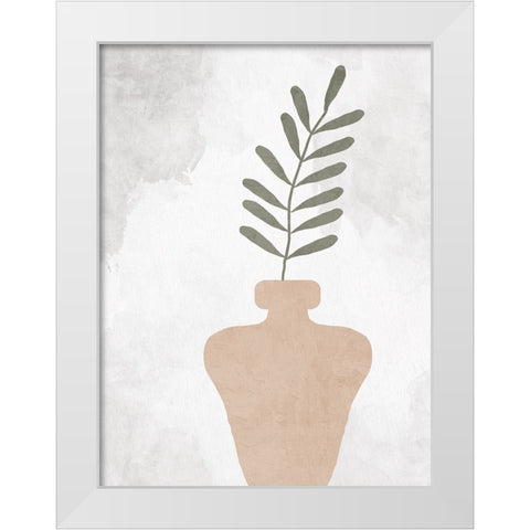 Vessel 2 White Modern Wood Framed Art Print by Allen, Kimberly