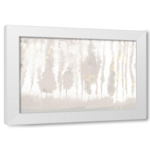 Shaded Trees White Modern Wood Framed Art Print by Allen, Kimberly
