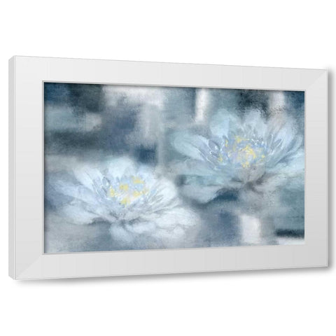In the Blue White Modern Wood Framed Art Print by Allen, Kimberly
