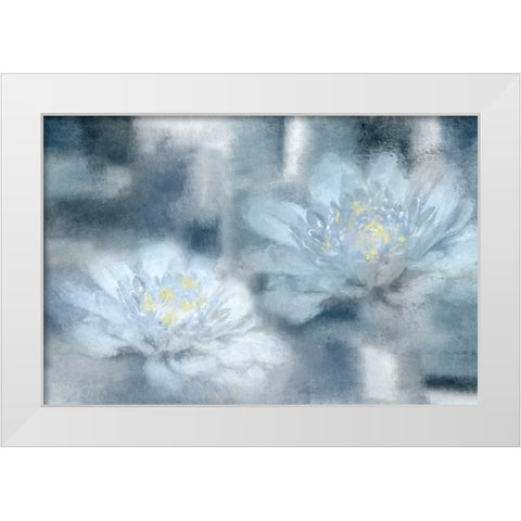 In the Blue White Modern Wood Framed Art Print by Allen, Kimberly