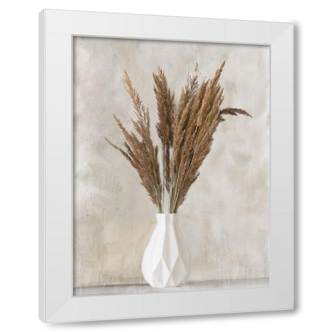 Pampass Vase 2 White Modern Wood Framed Art Print by Allen, Kimberly