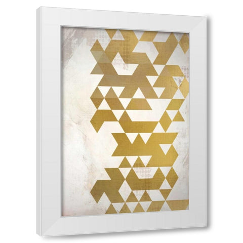 Space of Time White Modern Wood Framed Art Print by Allen, Kimberly