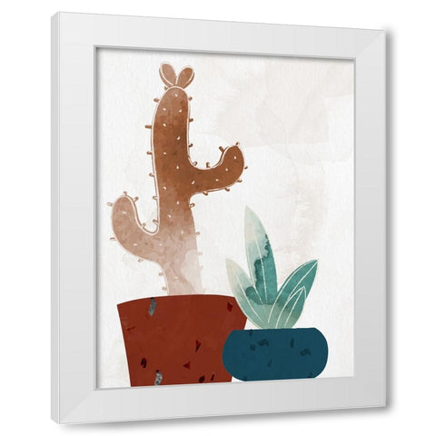 Standing 1 White Modern Wood Framed Art Print by Allen, Kimberly