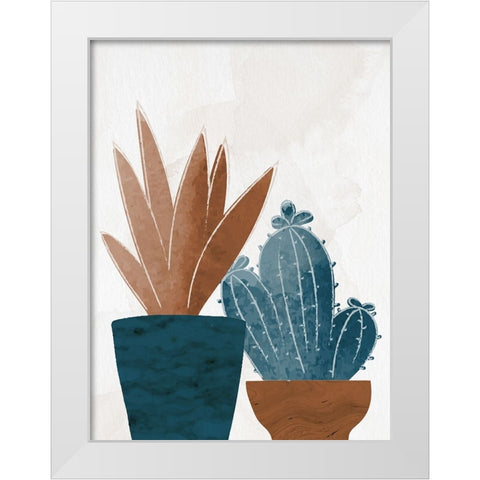 Standing 2 White Modern Wood Framed Art Print by Allen, Kimberly
