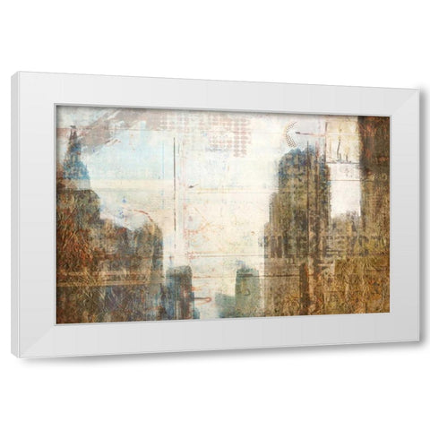 Urban Day White Modern Wood Framed Art Print by Allen, Kimberly