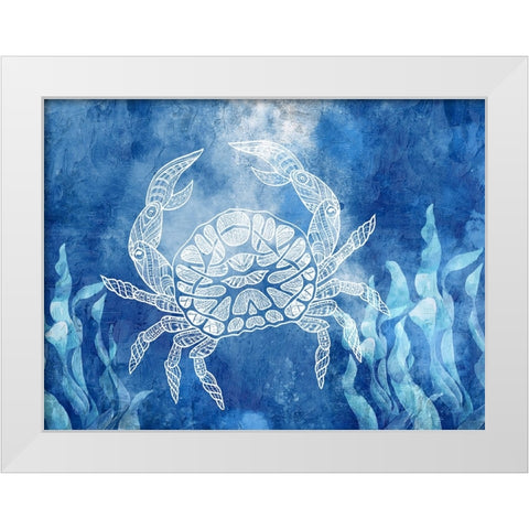 White Sea Creatures 3 White Modern Wood Framed Art Print by Allen, Kimberly