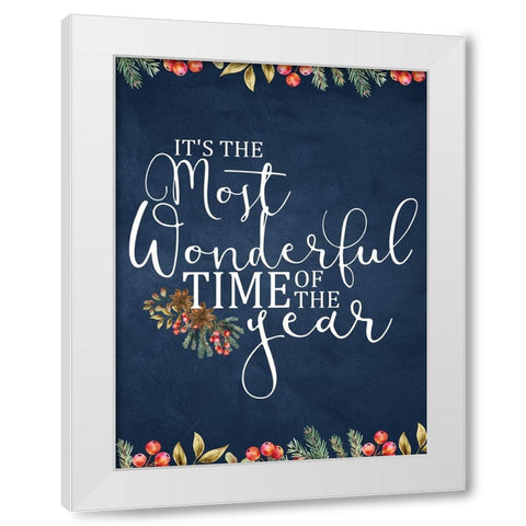 Wonderful White Modern Wood Framed Art Print by Allen, Kimberly