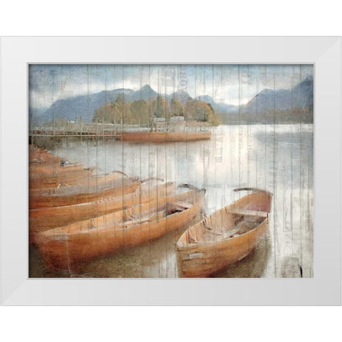 At Sunset 2 White Modern Wood Framed Art Print by Allen, Kimberly