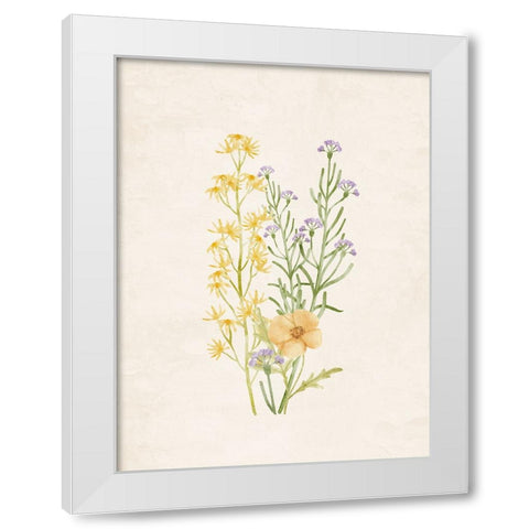 Wildflowers 2 White Modern Wood Framed Art Print by Allen, Kimberly