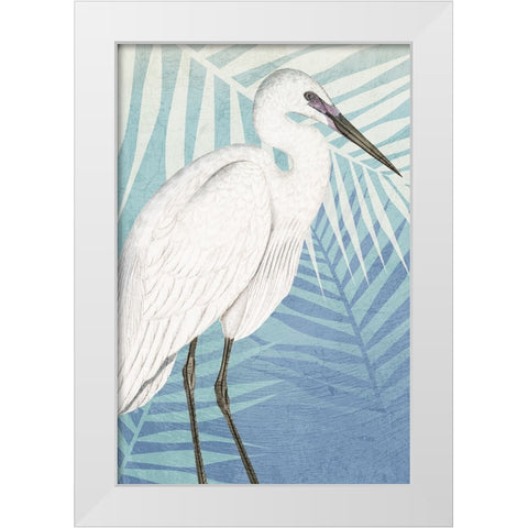 Cranes 1 White Modern Wood Framed Art Print by Allen, Kimberly