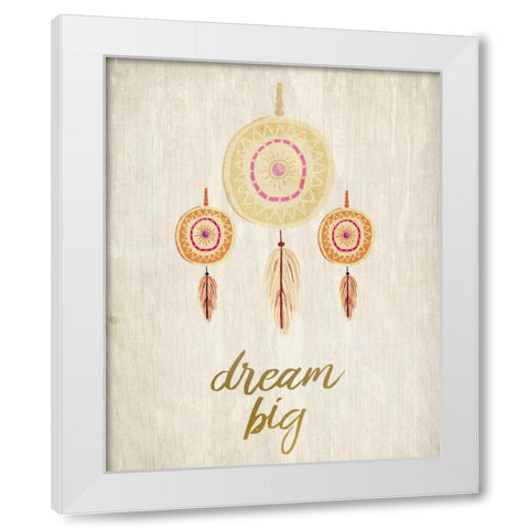 Have Courage 2 White Modern Wood Framed Art Print by Allen, Kimberly