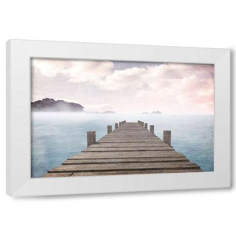 Out to Sea V2 White Modern Wood Framed Art Print by Allen, Kimberly