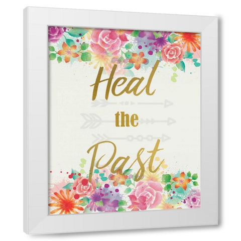 Heal The Past White Modern Wood Framed Art Print by Allen, Kimberly