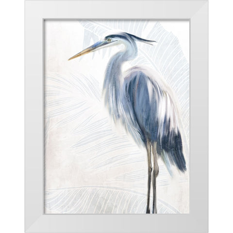 Seaside Flight 1 White Modern Wood Framed Art Print by Allen, Kimberly