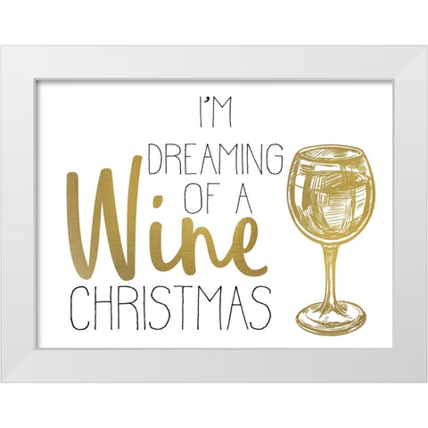 Cheer 3 White Modern Wood Framed Art Print by Allen, Kimberly