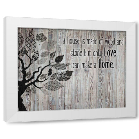 House White Modern Wood Framed Art Print by Allen, Kimberly