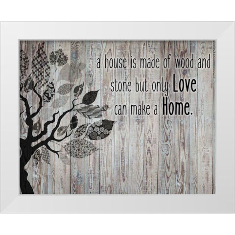 House White Modern Wood Framed Art Print by Allen, Kimberly