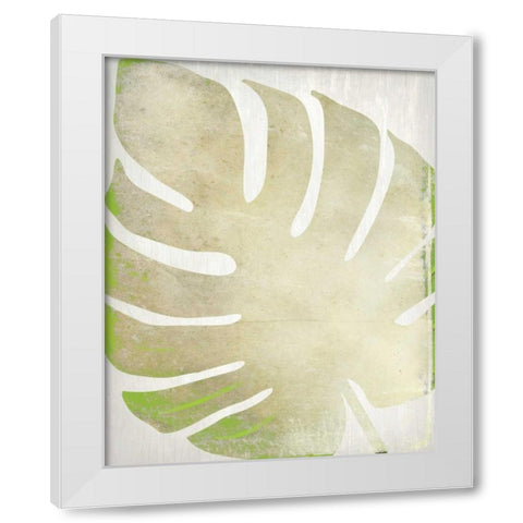 Tropical Palms 2 White Modern Wood Framed Art Print by Allen, Kimberly