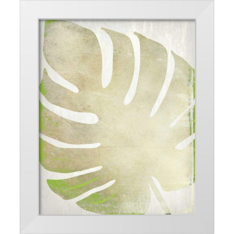 Tropical Palms 2 White Modern Wood Framed Art Print by Allen, Kimberly
