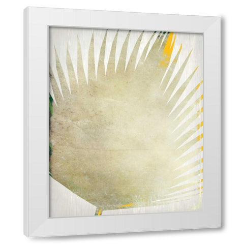 Tropical Palms 3 White Modern Wood Framed Art Print by Allen, Kimberly