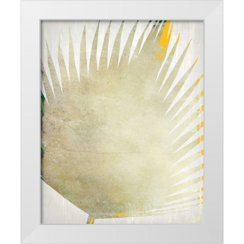 Tropical Palms 3 White Modern Wood Framed Art Print by Allen, Kimberly
