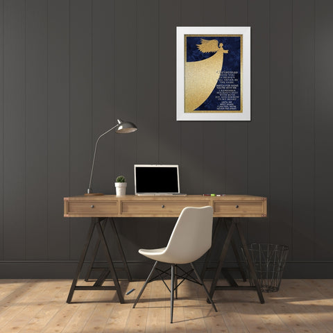 Christmas Heaven White Modern Wood Framed Art Print by Allen, Kimberly