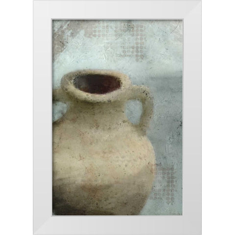 Vase 1 White Modern Wood Framed Art Print by Allen, Kimberly