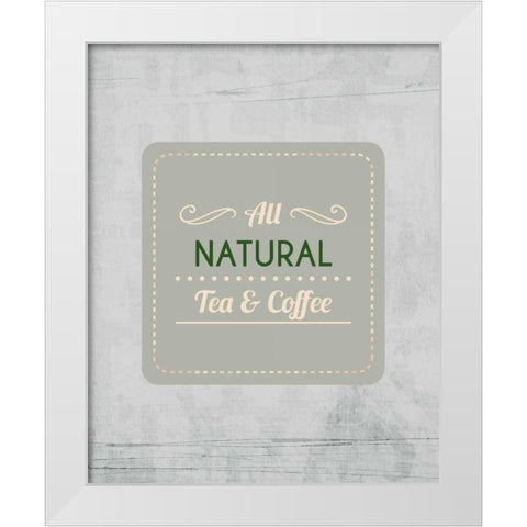 All Natural 1 White Modern Wood Framed Art Print by Allen, Kimberly