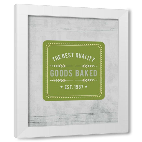 All Natural 2 White Modern Wood Framed Art Print by Allen, Kimberly